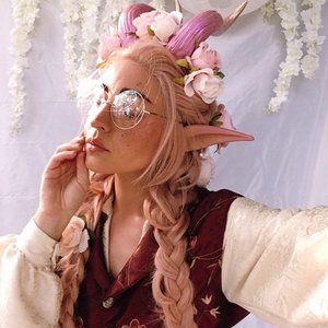 Imstyle pink peach mix wig